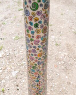 Cream Colourful Chromatic slide didgeridoo instrument